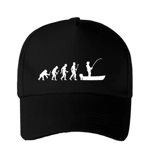 Fish and Boat Print Boy Girl Baseball Cap Children Cute Hat Funny Fisherman Style Kids Popular Hip Hop Sun Hat Customized