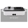 110V/220V 1200W 2 IN 1 Electric Hot Pot Cooker BBQ Grill Multicooker Electric BBQ Grill Non Stick Plate Barbecue Pan Cooking Pot 4