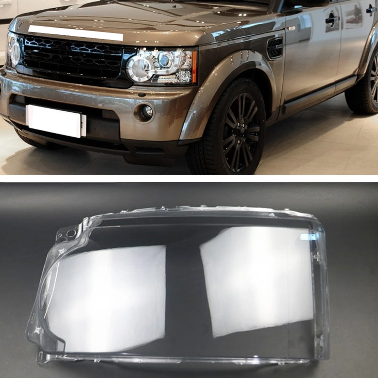 

1pcs Headlight Lens Cover For Land Rover Discovery 4 LR4 2010-2013 Clear Headlamp Shell Front Head Light Lamp Cap Lampshade Case