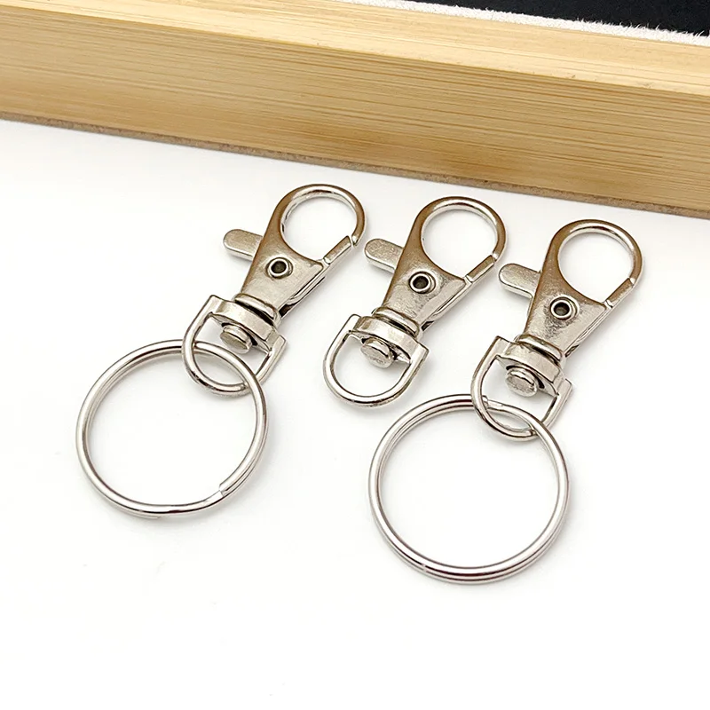 10 Stück Metall 36mm Hundehalsband-Verschluss Haken-Schnalle Schlüsselanhänger DIY Herstellung Taillenkette Ornamente Gepäckzubehör Materialien Großhandel