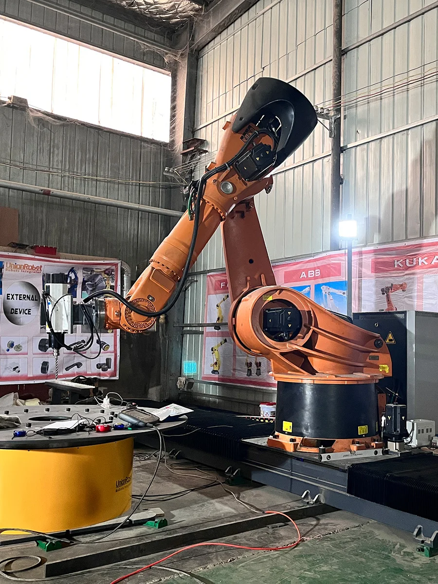 Kuka Cnc Router 3D Sculpture 6Axis Robot Arm With Rotary Table