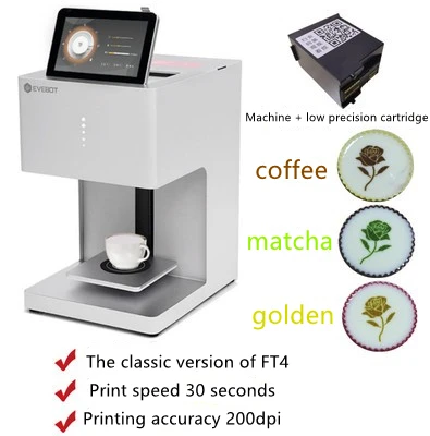 ماكينة طباعة قهوة لاتيه ثلاثية الأبعاد من EVEBOT م...