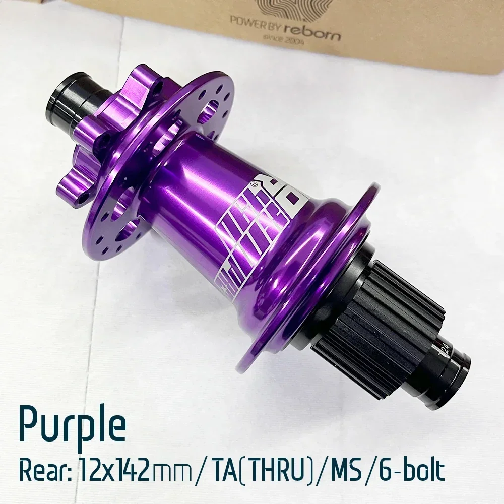 TNT パフォーマンスハブ パープル Mtb Rear Hub 28 32 36 Holes 10*135mm QR 12*142mm Thru Axle Cubes