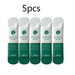 Hydrating & Repairing Night Facial Mask Set - 5-Piece Moisturizing Skin Care Collection (Centella)