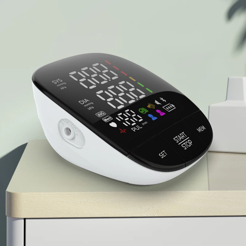 Kingclinic Digital Electronic Automatic Blood Pressure Monitor Heart Rate Pulse Monitor Long Cuff
