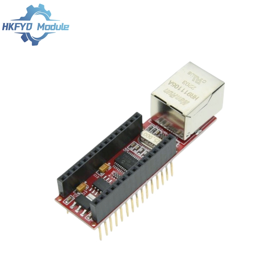 ENC28J60 Ethernet Shield V1.0 For Arduino Compatible Nano 3.0 RJ45 Webserver Module