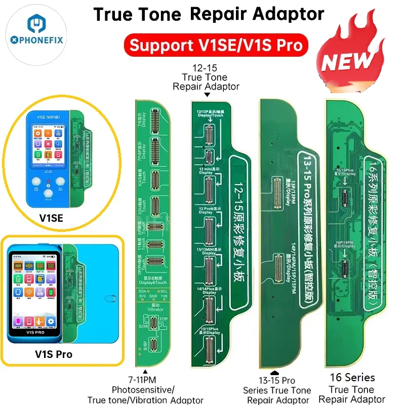 JC V1SE True Tone Board 12 13 14 16 Series For iPhone 7-16