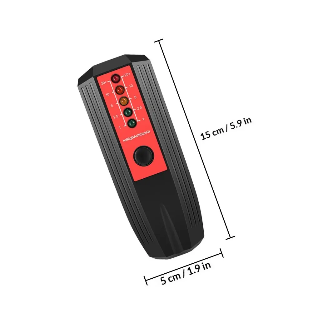 Emf 미터 방사선 디지털 가우스 미터 LED 표시기 가정용 고내구성 방사선 측정기