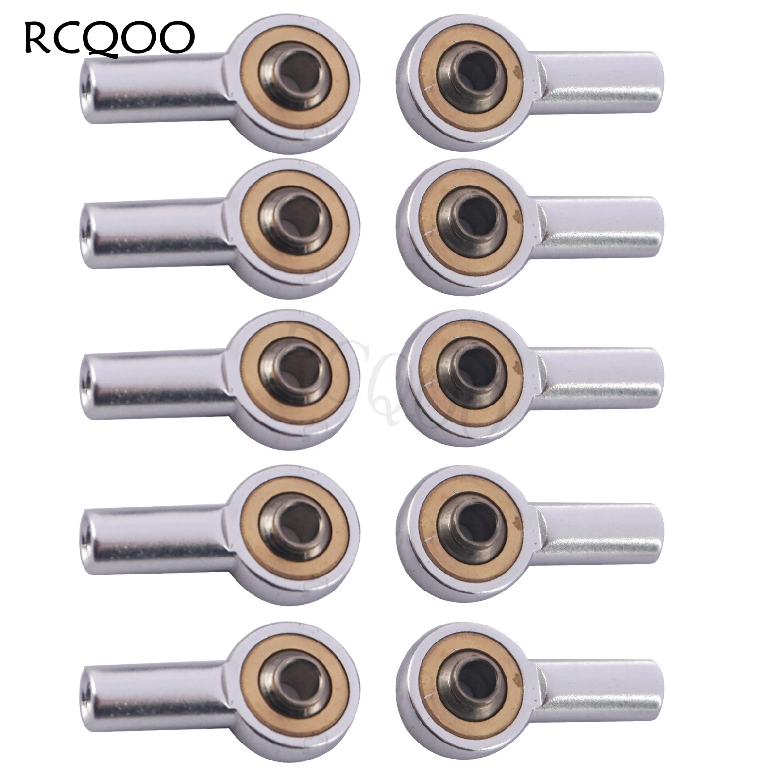10pcs Aluminum M2 Tie Rod End Ball Joint Link Ball Head Holder 2mm Steering Linkage For With Hsp