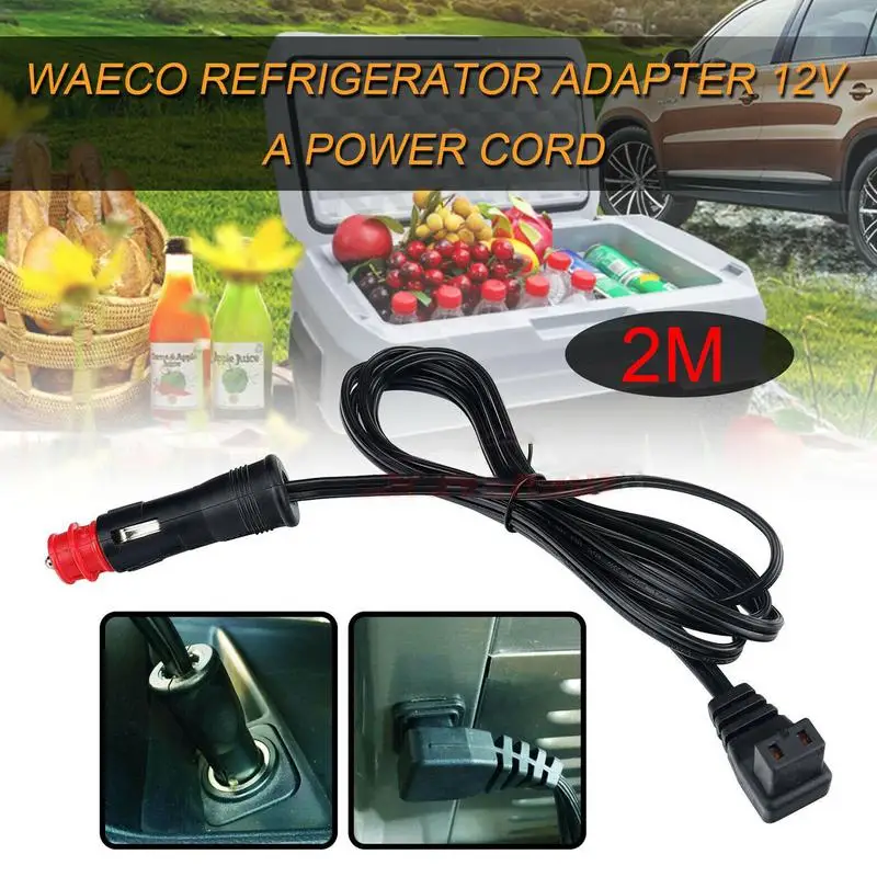

2M Car Fridge Cigarette Cable Cooler Charging Replacement Line 12V For Car Refrigerator Warmer Extension Plug Power Cable