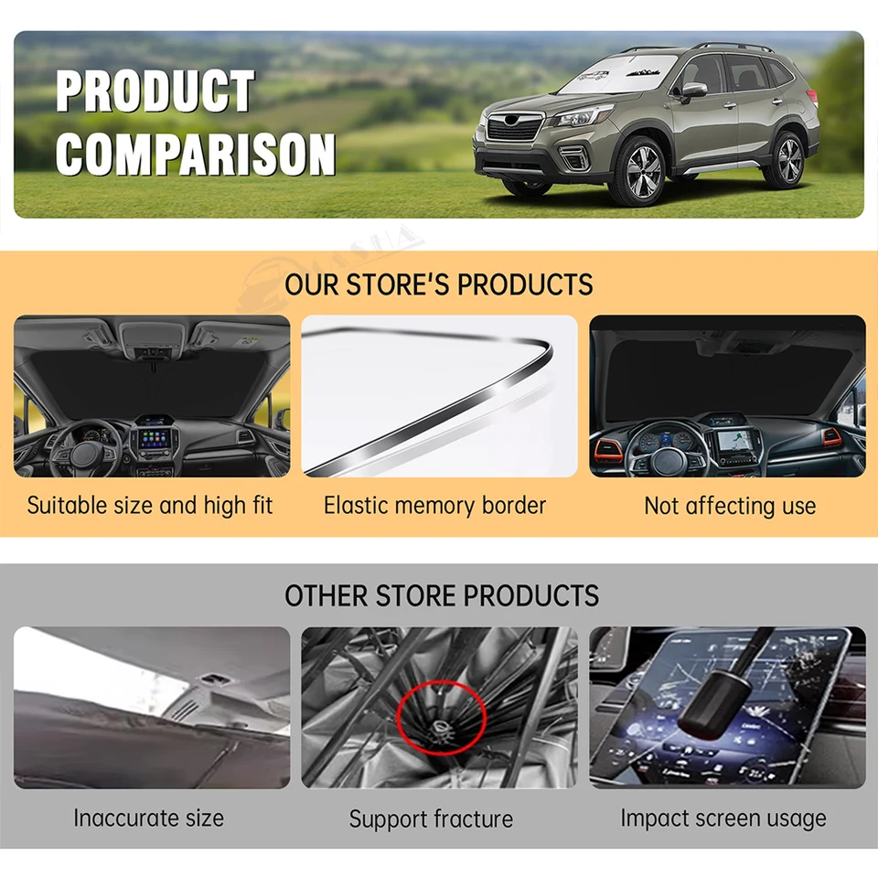 Parasole auto per SUBARU FORESTER | Accessori esterni per auto