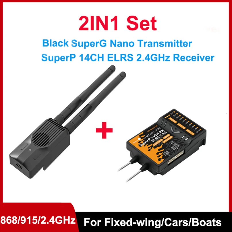 Radio ELRS SuperP/SuperD 2.4GHz/915MHz/868MHz pour FPV