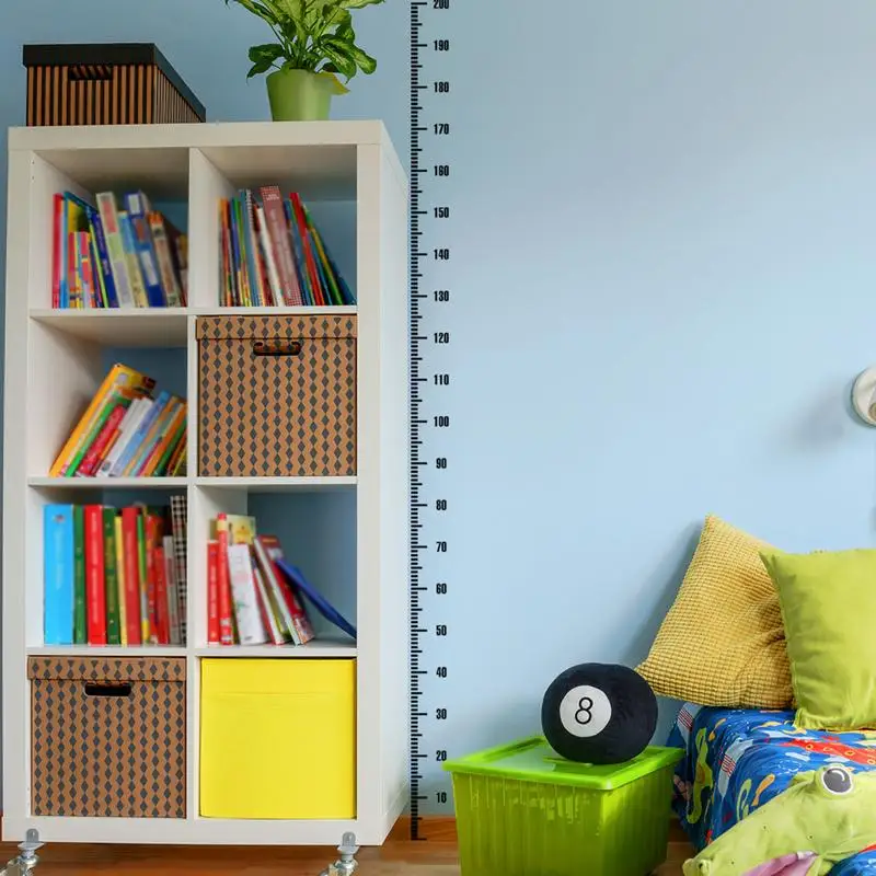 Height Wall Sticker Height Indicator Ruler Measurement Sticker Kids Grow Chart Wall Decals for Kids Room Baby Nursery Room