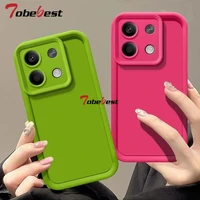 Solid Color Camera Lens Silicone Case for Xiaomi Redmi Note 14 13 12 11 11S 10 10S 9 8 7 5 Pro Plus 4G 5G Funda Back Cover 1