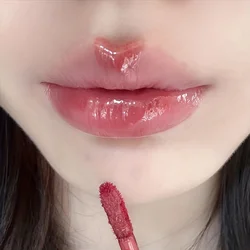 6 - Color Lip Glaze with Mirror Gloss and Sparkling Dew Effect (Color01)