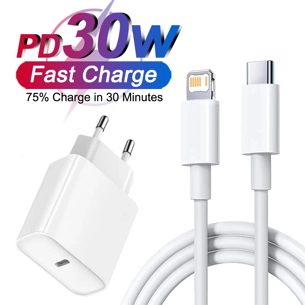 For Apple Devices 30W USB Type C Charging Cable