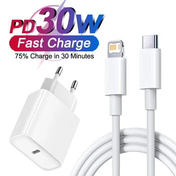 For Apple Devices 30W USB Type C Charging Cable