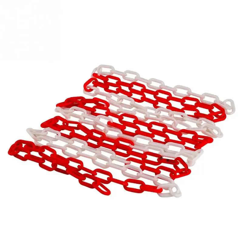 Plastic Chain Plastic Barrier Chain Safety Chainsaw Sharpening For Crowd Channeliser 5m-10m