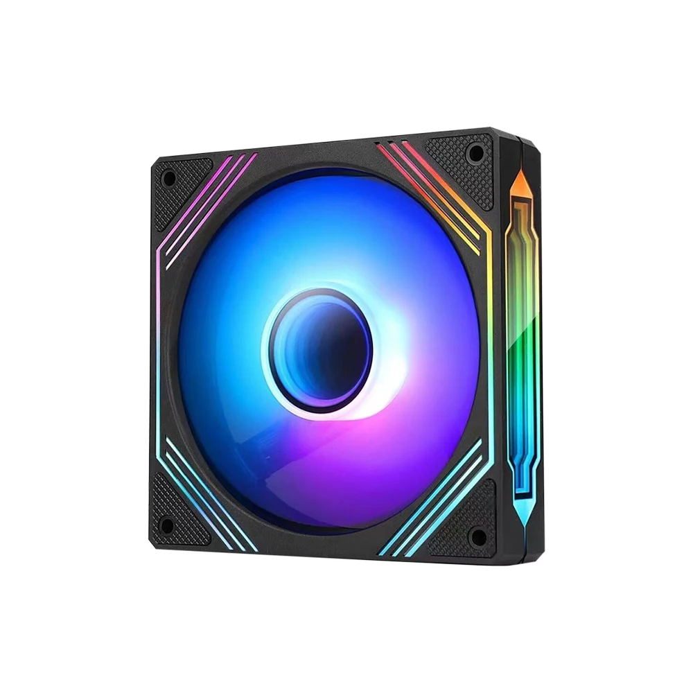 Ventilador Argb para Jogos de pc 14cm Pinos 6501800rpm Ventilador Silencioso - Imagem 2