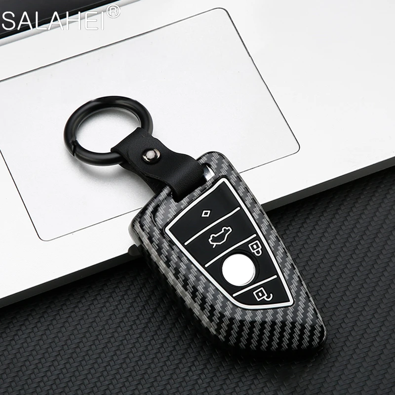 

ABS Car Key Cover Case Shell Holder For BMW X1 X3 X5 X6 X7 1 3 5 7 Series F20 F15 F16 F48 G20 G30 G01 G02 G05 G11 G32 Accessory