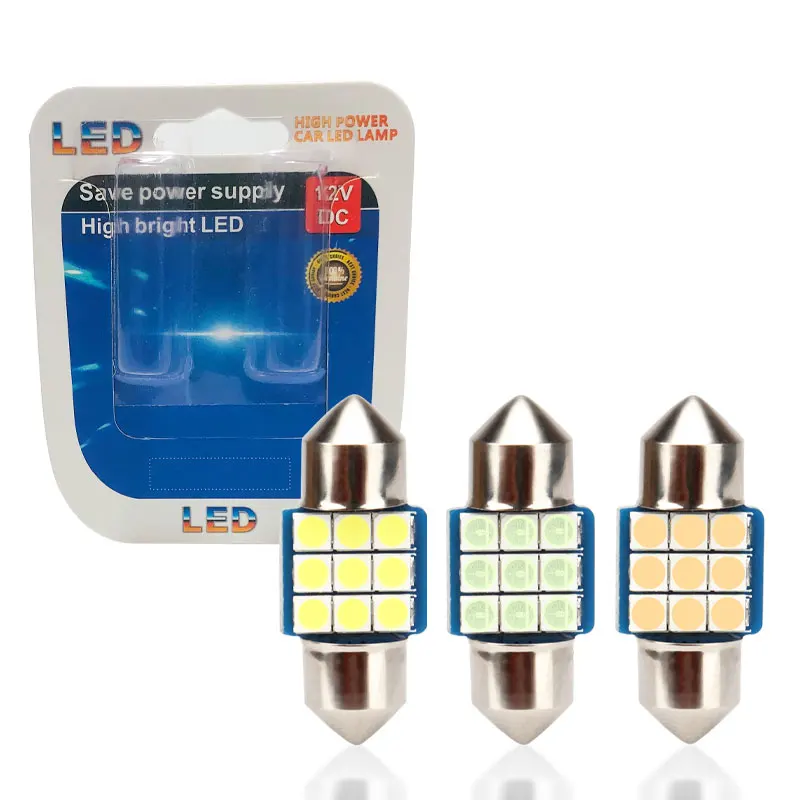 2/4PCS Canbus C5W C10W LED 전구 꽃줄 28mm 자동 돔 독서 등 ..