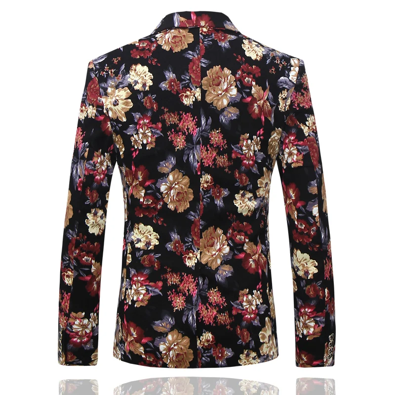 Spring New Men's Suit Two Piece (Jacket + Pants) Wedding Party Slim Fit Coat with Trousers Red Green Men Sets M-5XL