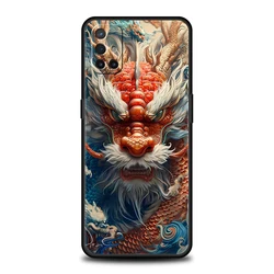 Whimsical Cartoon Dragon Silicone Phone Case - Vibrant and Durable Cover for OnePlus 8T (A4)