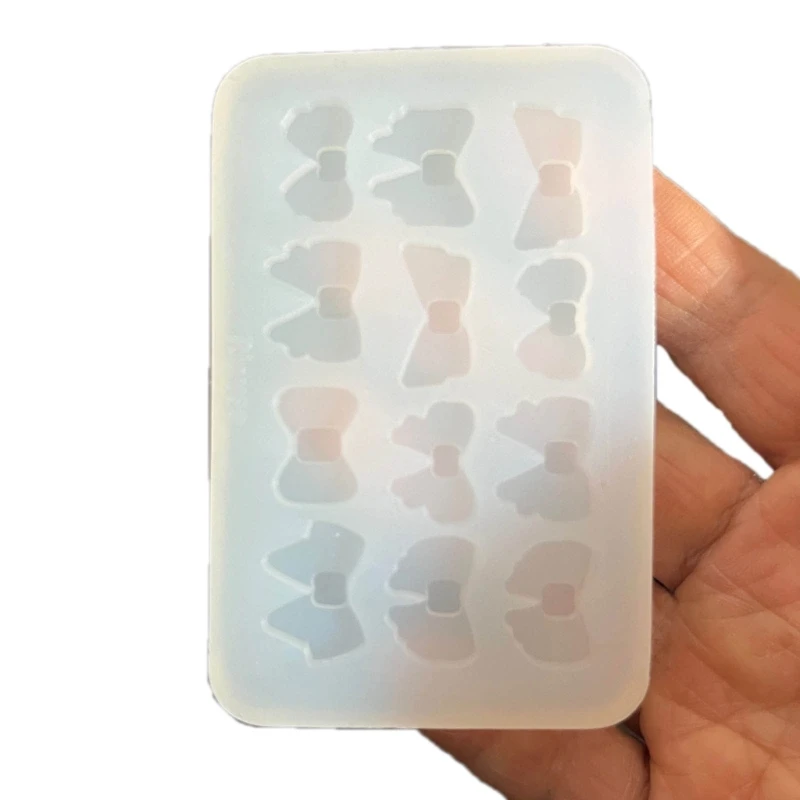 

Кристалл бантом силиконовая форма УФ эпоксидная смола банты форма серьги брелок кулон