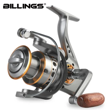 BILLINGS DC 1000~7000 Series,5.2:1 Gear Ratio,26LB Max Drag,CNC Metal Spool,Spinning Fishing Reel,For Freshwater Saltwater