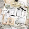 20pcs Retro Symmetry Tearable sticky note paper DIY Handbook Material Scrapbooking Label Diary Journal Planner 3