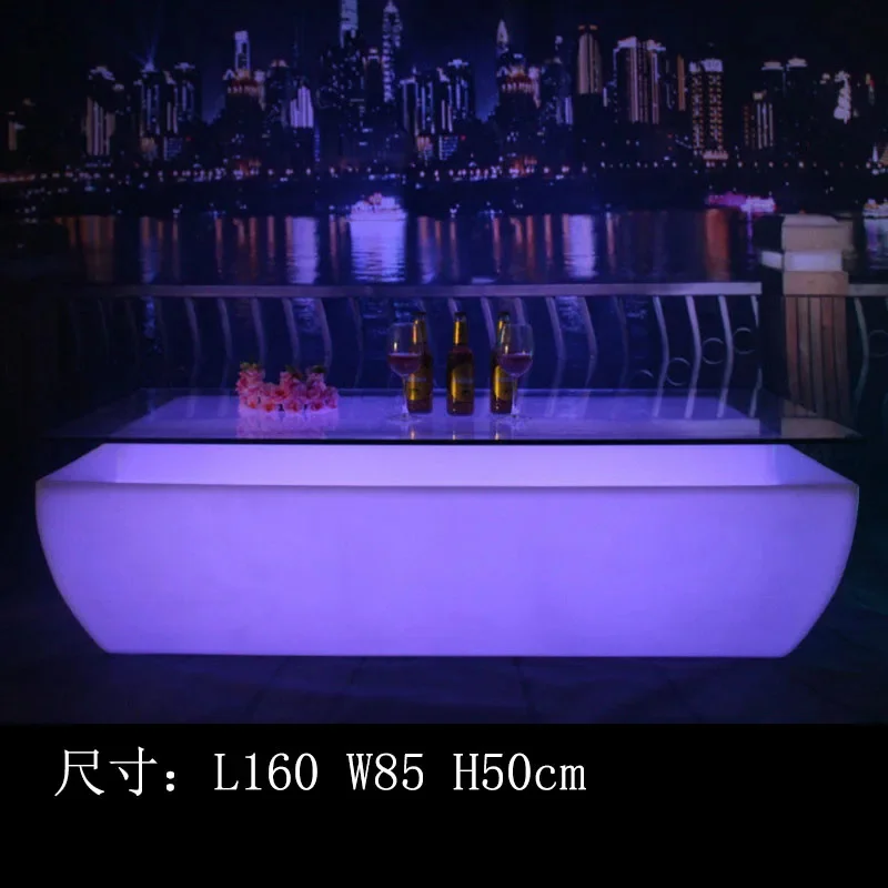 Led Sofa Tea Ktv Bar, , Chair, Outdoor Leisure Card Seat, Bar Table, Combination Lighting Furniture