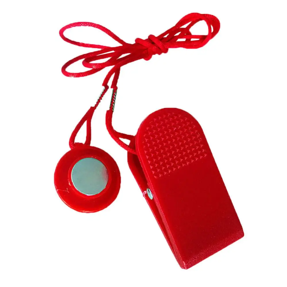 

Беговая дорожка с сильным зажимом, универсальная пластиковая Беговая машина для фитнеса, магнитный замок с кнопкой безопасности, магнитный ключ, 러머키 키