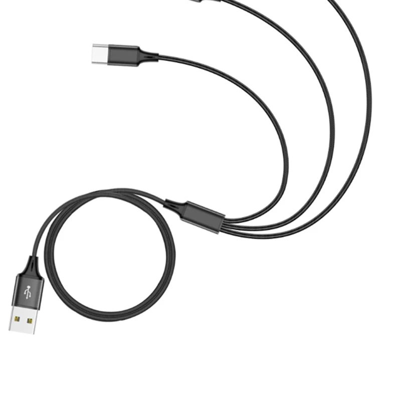 멀티 충전 케이블 USB C 분배기 케이블 3/4/5 in 1 고속 충전 코드, 3/4/5 Type-C Male 포트, 휴대폰 태블릿용