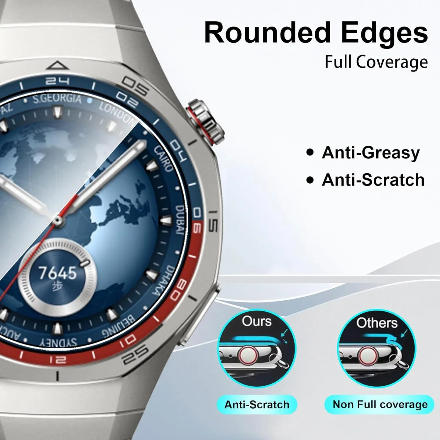 Screen Protectors For Huawei Watch GT 5 41mm GT5 Pro 46mm 42mm Tempered Glass HD SmartWatch Protective Films for Huawei GT5 46mm