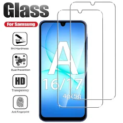 Premium Tempered Glass Screen Protector - 2 - Pack - Galaxy A04e (Transparent)