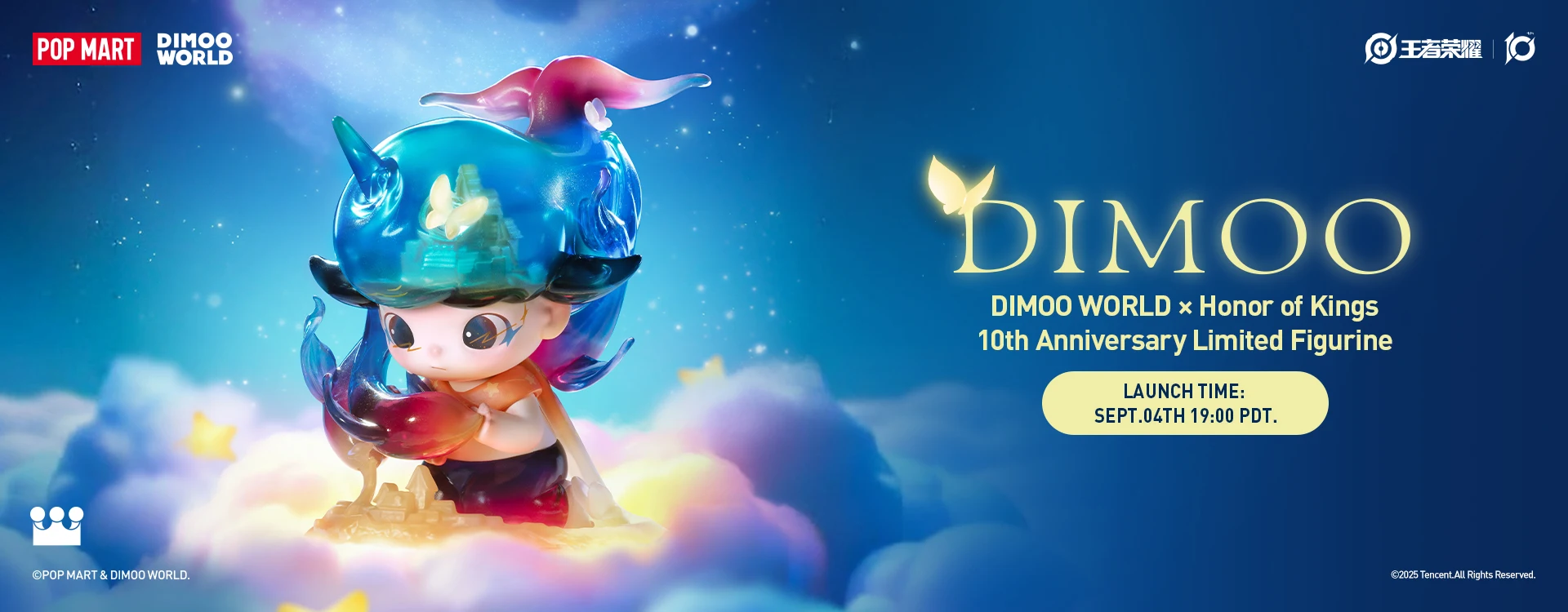 DIMOO WORLD x Honor of Kings 10周年記念限定 DIMOO WORLD × Honor of Kings 10th Anniversary Limited