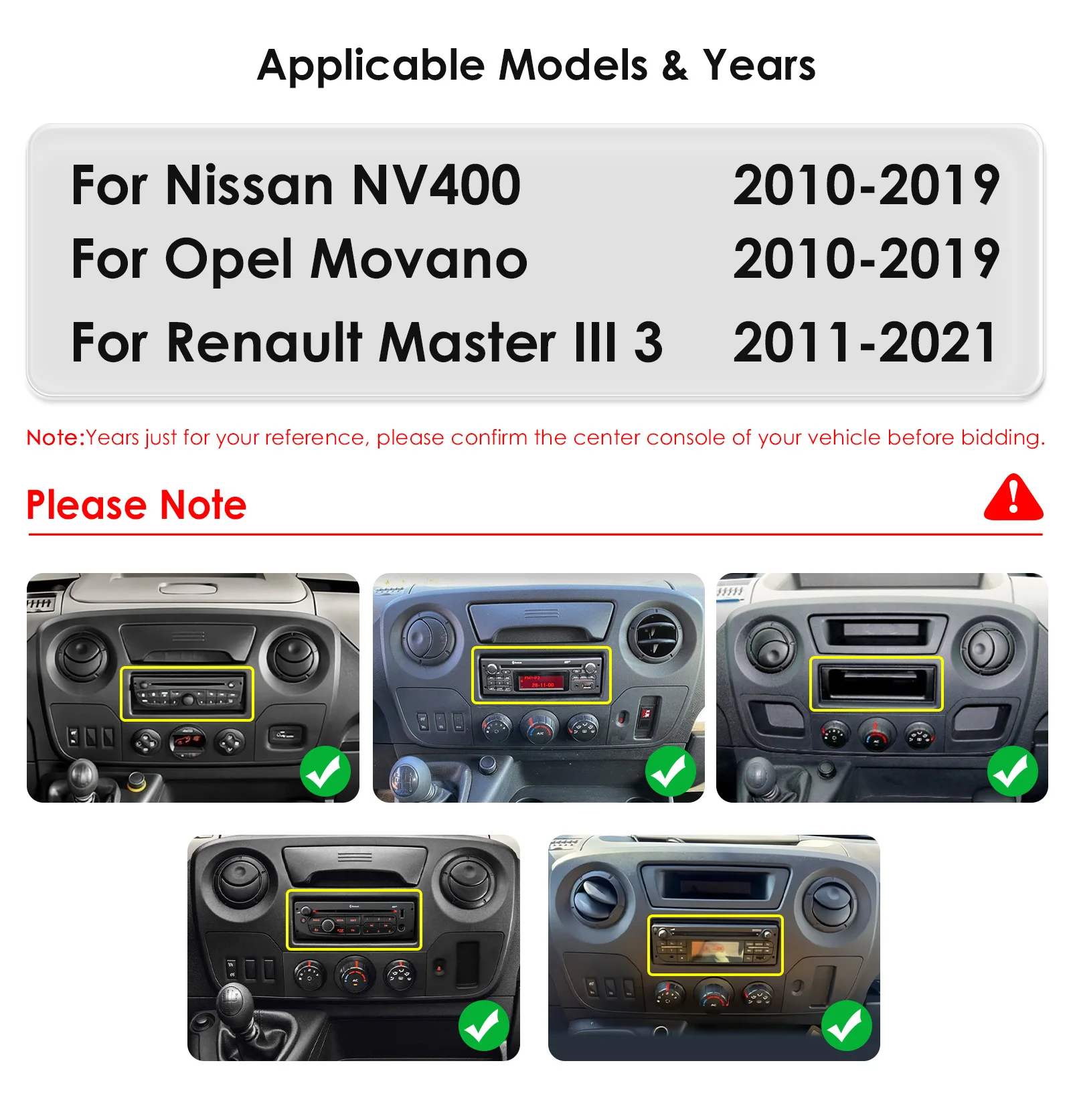 Android13 Für Renault Master III Opel Movano B Nissan NV400 Autoradio