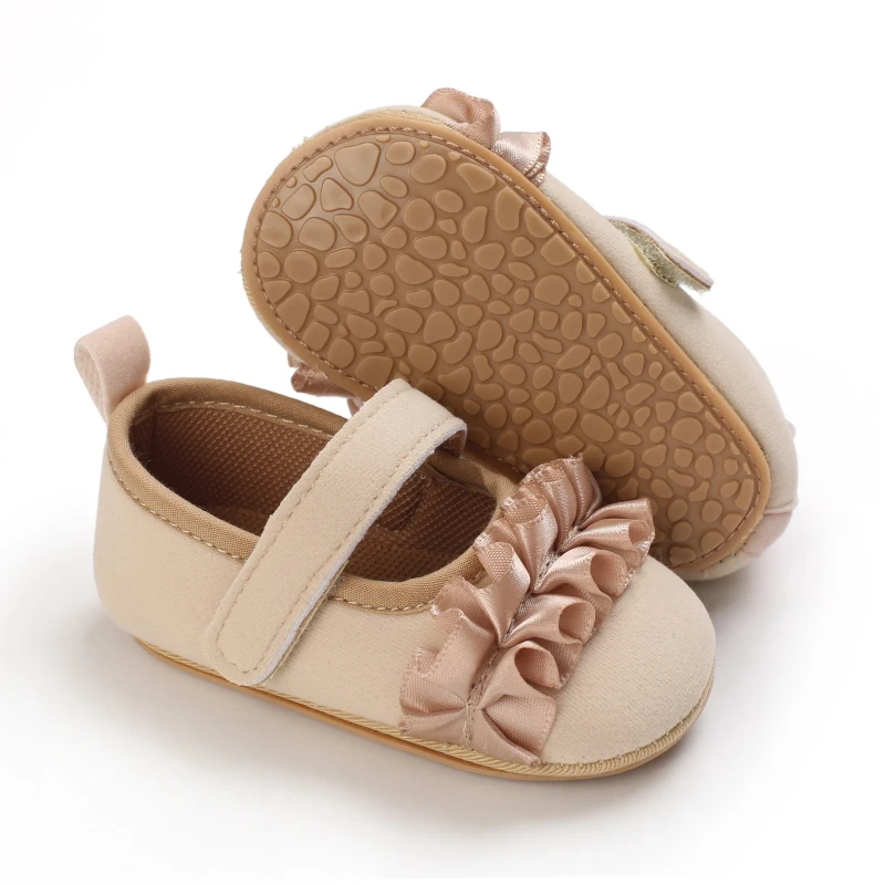 Baby Walking Shoes Golden Baby First Walkers Shoes Gold Princess Shoes Comfortable Soft Soled Non Slip Walking Shoes Pre-Walkers