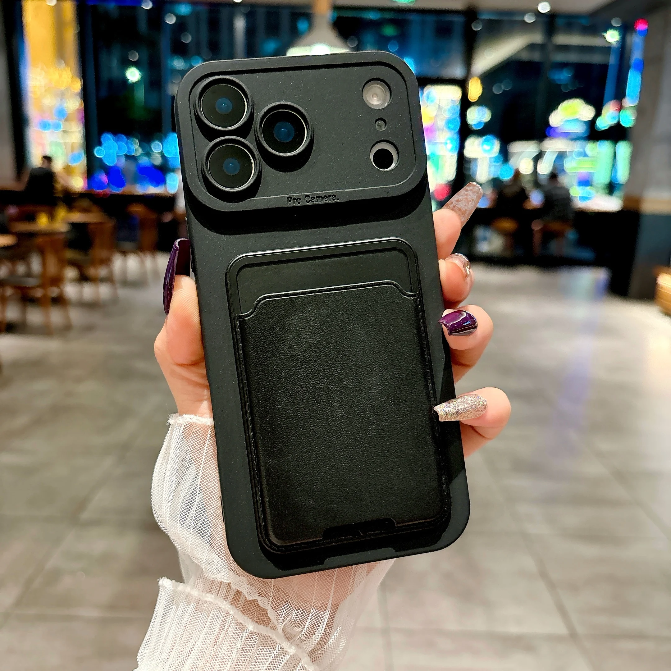Universal Phone Case with Card Slot Holder and Pocket – Sleek and Functional Design