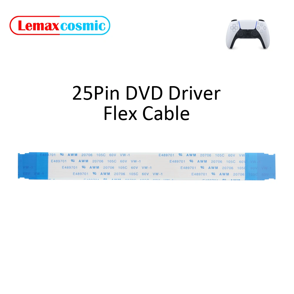 25Pin Console Host Cd Drive Dvd Disk Drive Motor Laser Lens Ribbon Flex Cable Per Sony Playstation 5 Ps5