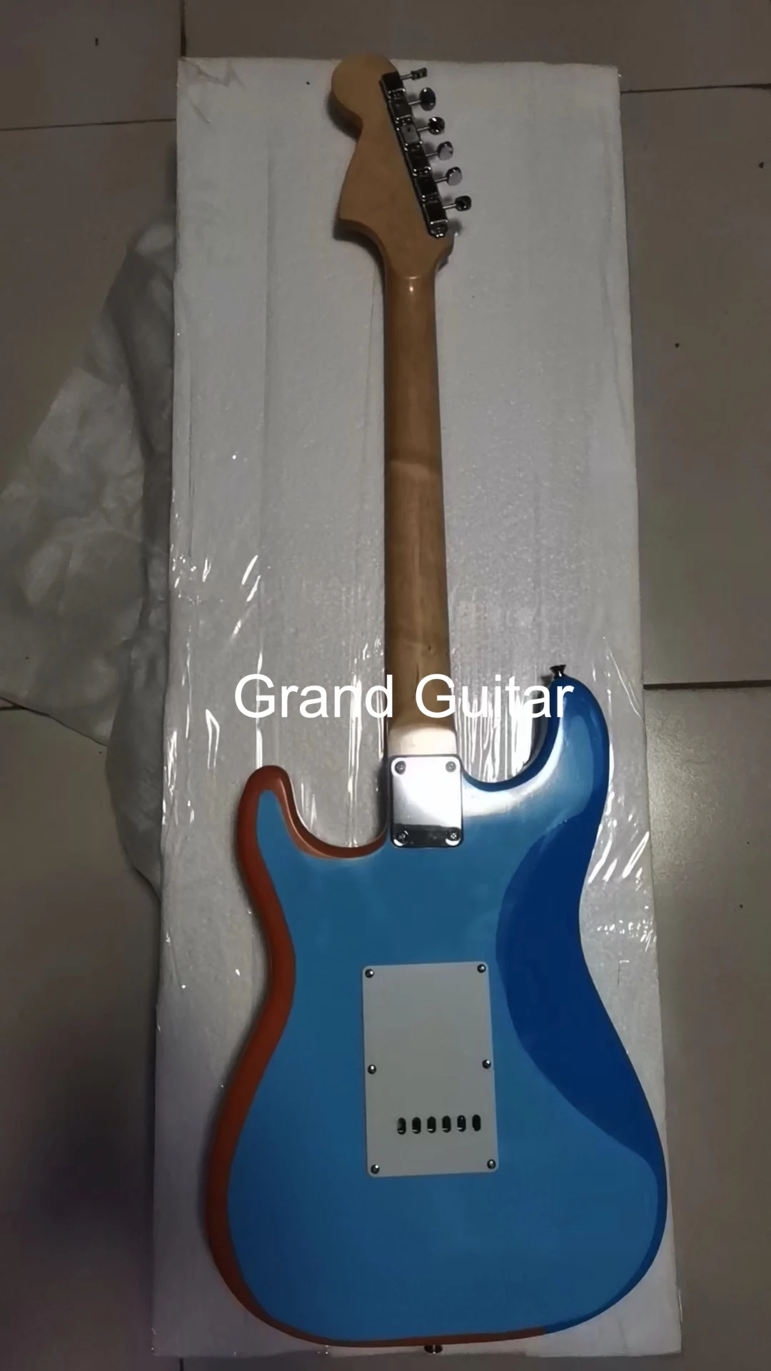 GH Harrison Rocky Water Transferring Paint Colorful Pickup Electric Guitar Accept Guitar and Bass OEM