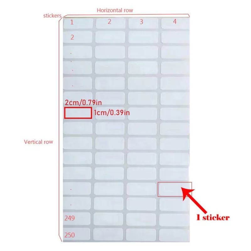 Stickers Classification Storage Boxes 640/1280/6400pcs Distinguish Label Stickers Diamond-Painting Accessories Embroidery Tools diamond painting accessories diamond painting storage box