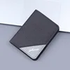 Simple Multi-layer Folding Card Case Canvas Credit Card ID Holder Retro Bifold Small Wallet Vertical Short Wallet for Men 3