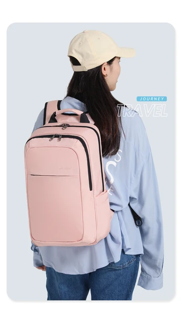 Zaino Donna Antifurto 14 Pollici - Design Casual, Nylon Resistente, Multi Scomparti, Ideale Per Universit&agrave; E Viaggi