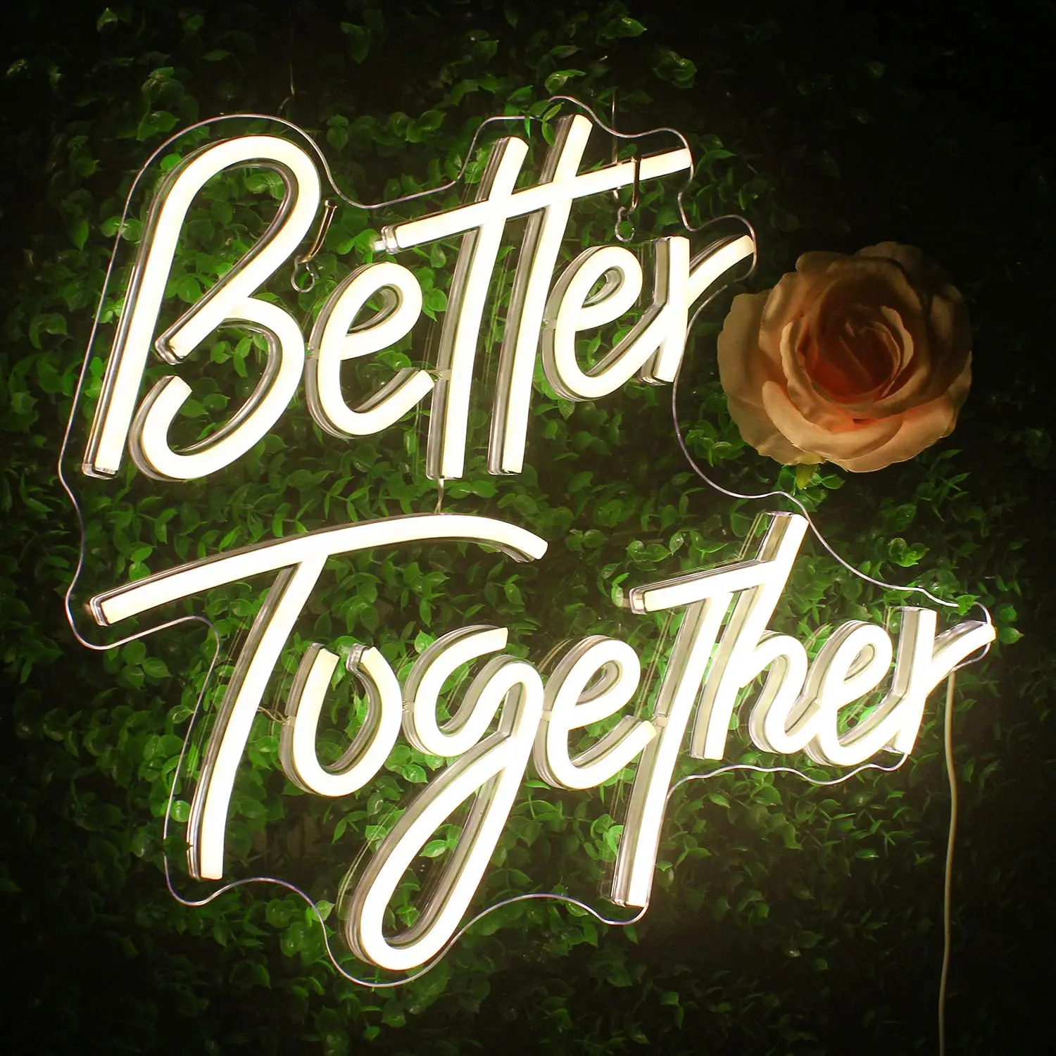 結婚式 ネオンサイン ネオンライト better together Amazon.co.jp: Kavaas Better Together ネオンサイン - ネオン