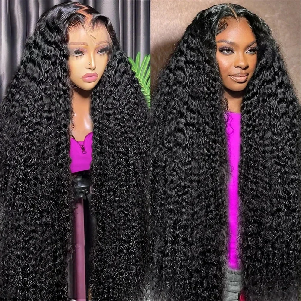 

360 HD Brazilian 180 Density 13x6 HD 13x4 HD Deep Wave Transparent Lace Front Wig Lace Closure Wig Remy Human Hair Wig For Women