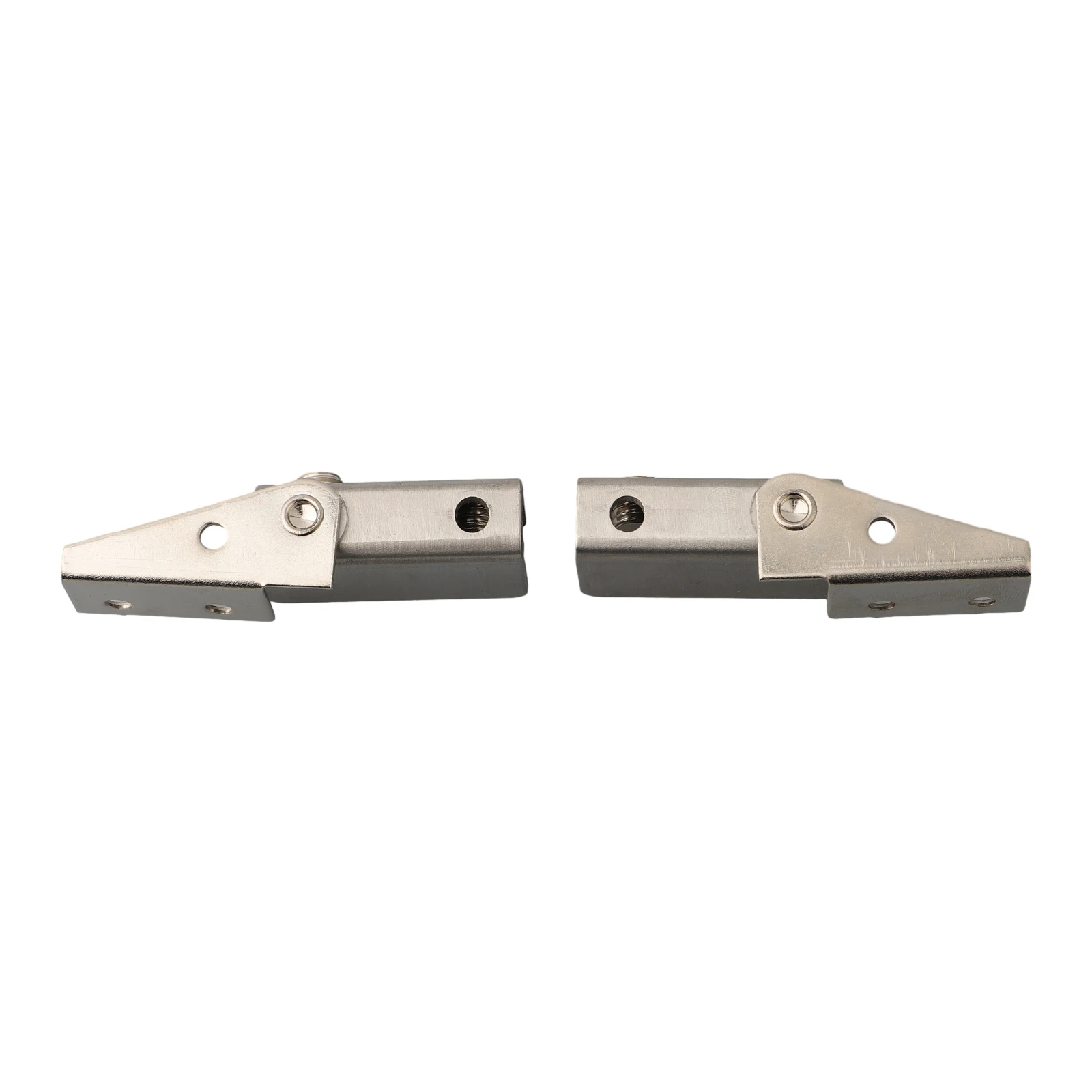 

Glass Clip Glass Door Hinge 2Pcs Easy Installate Replacement Silver/Black Color For Non-perforated Glass Door Brand New