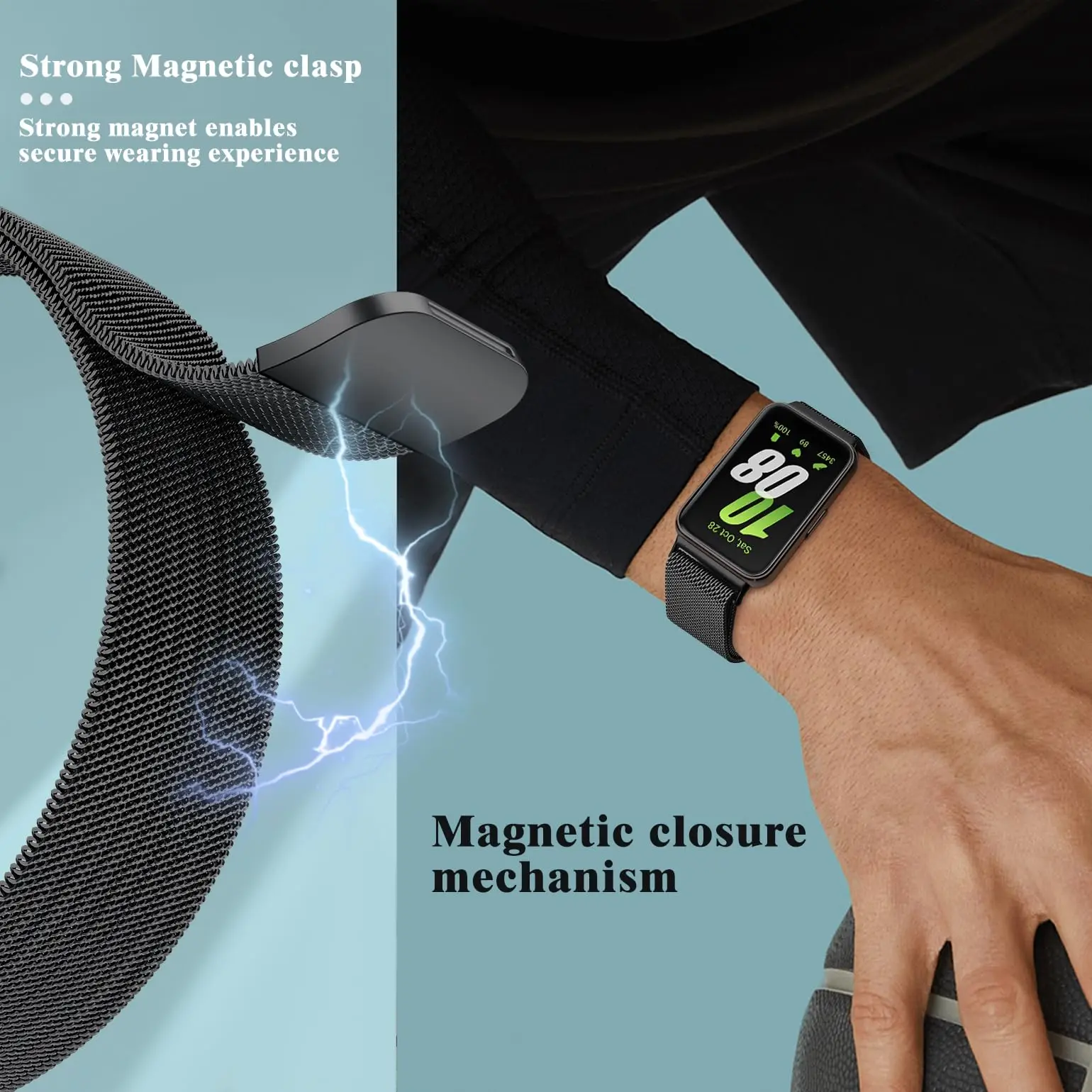Stainless Steel Magnetic Milanese Loop Bracelet