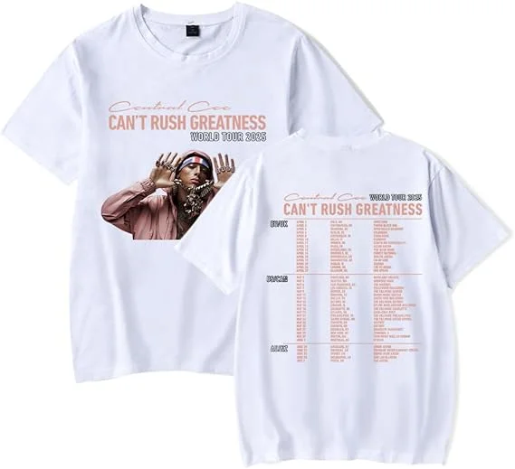 Central CEE Merch Can Not Rush Greatness World Tour 2025 T-Shirt