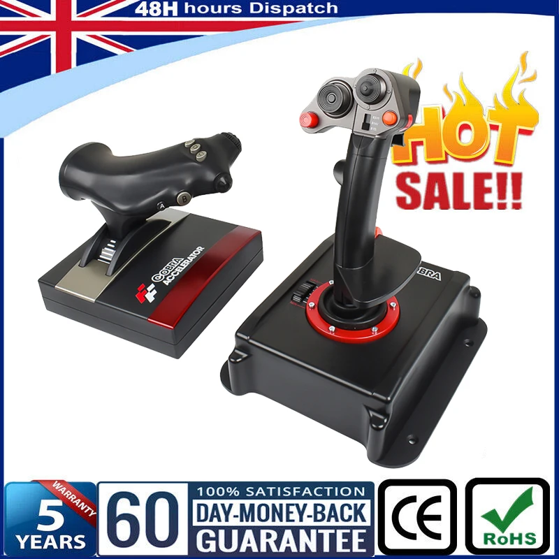 2022 Flashfire Joystick Flight Stick Simulator & Accelerator For Pc